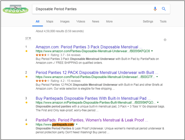 PantiePads - SEO Clients PantiePads - SEO Clients